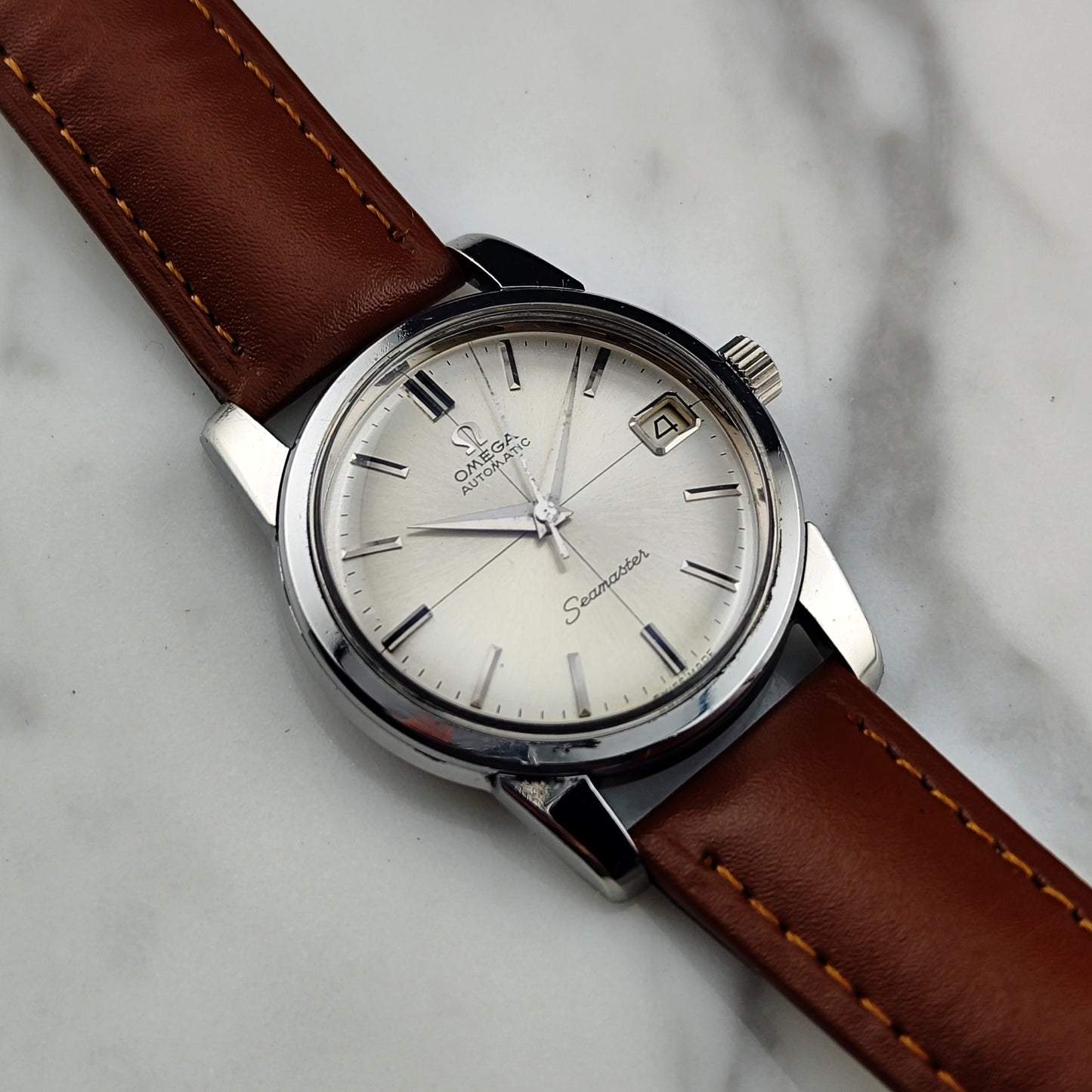 OMEGA Seamaster Automatic Date Crosshair 1962 Serviced 03/2026 [REF. 14762]