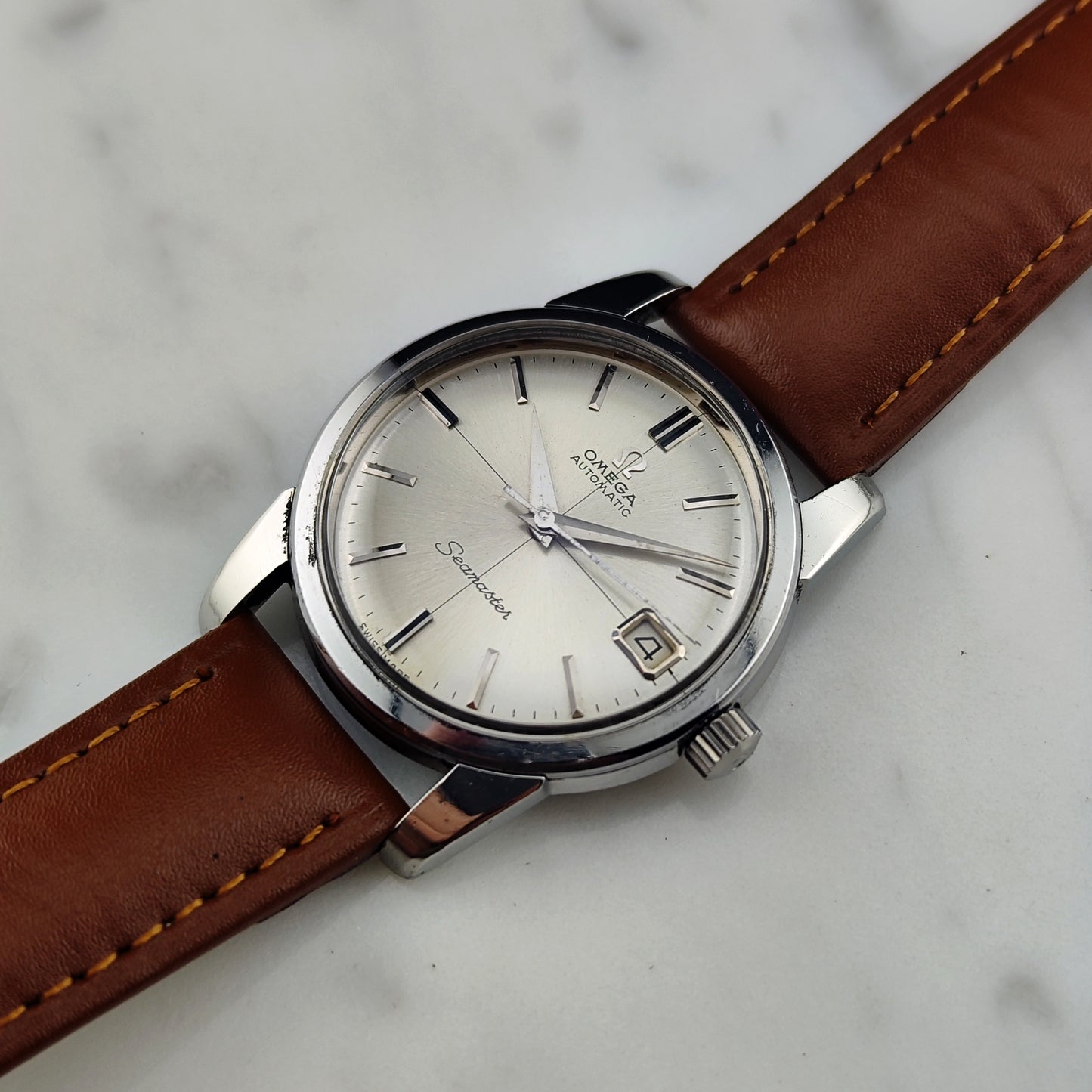 OMEGA Seamaster Automatic Date Crosshair 1962 Serviced 03/2026 [REF. 14762]