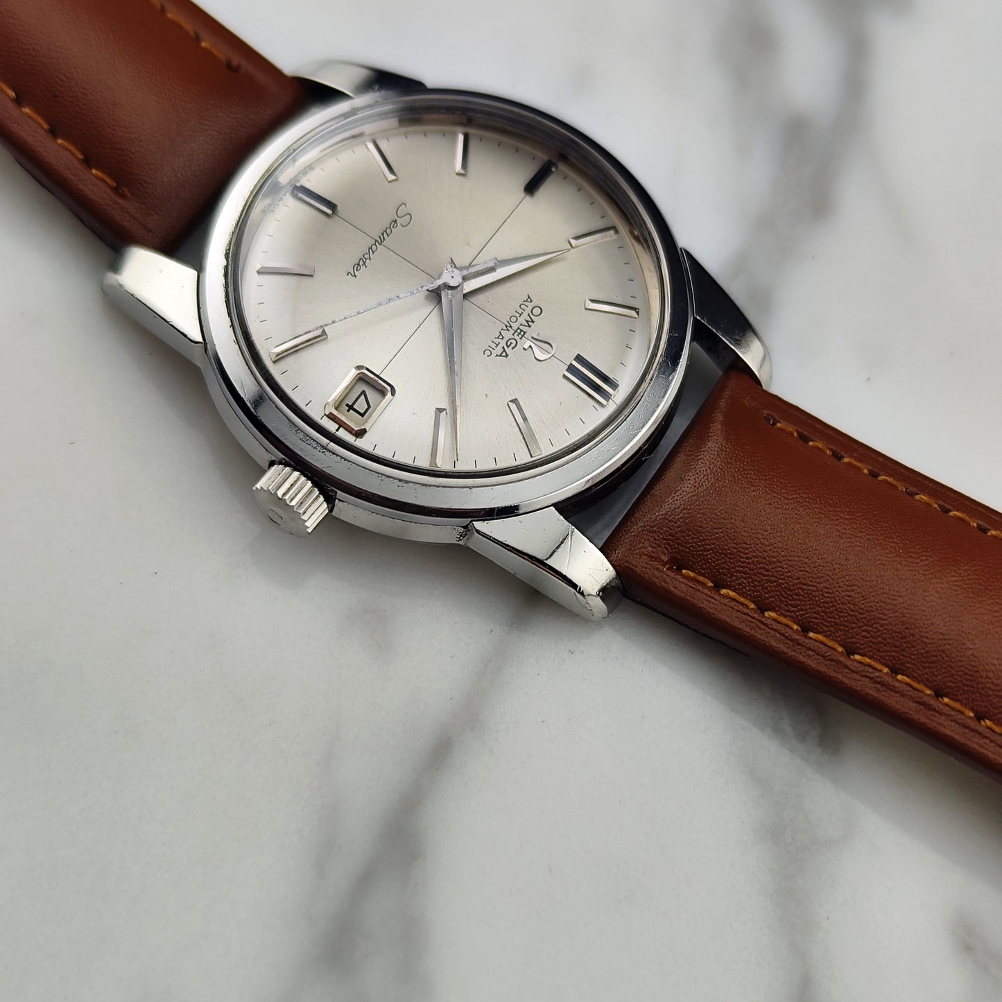 OMEGA Seamaster Automatic Date Crosshair 1962 Serviced 03/2026 [REF. 14762]