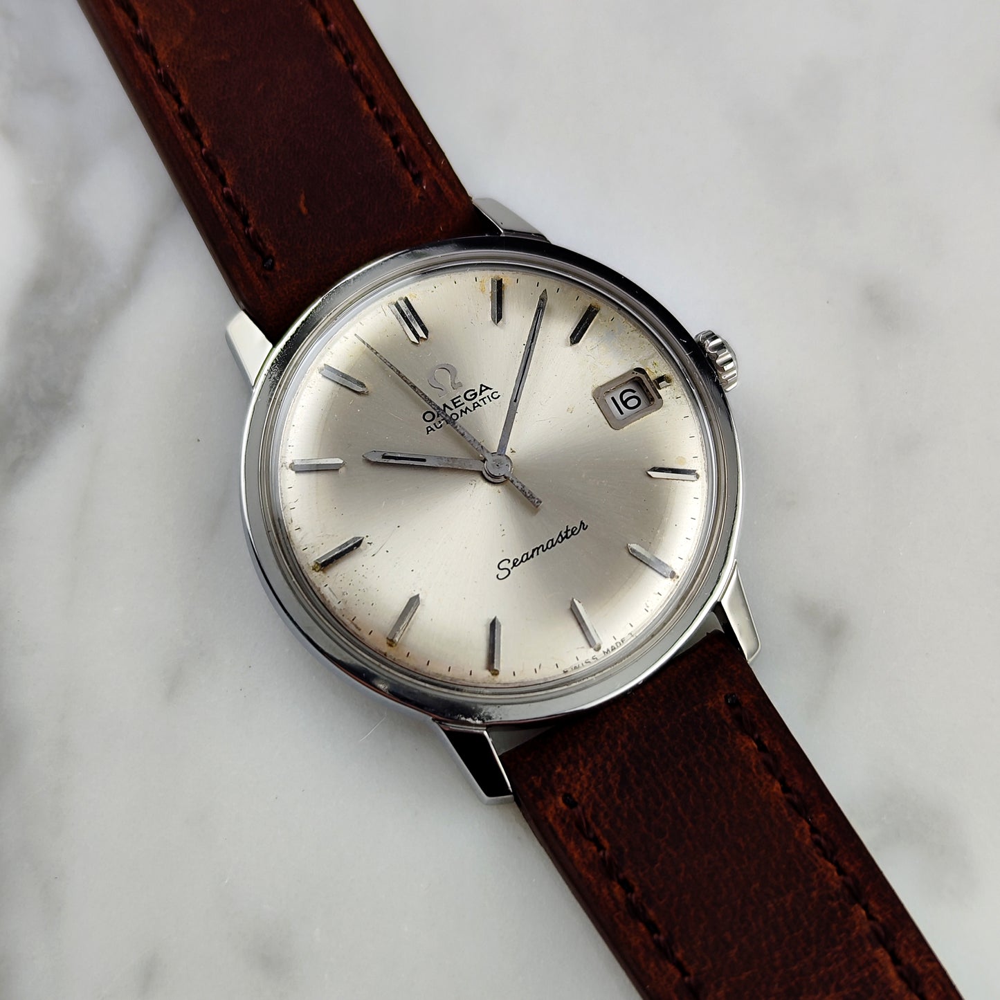 OMEGA Seamaster Automatic Date Silver Dial 1963 [REF. 166.001]