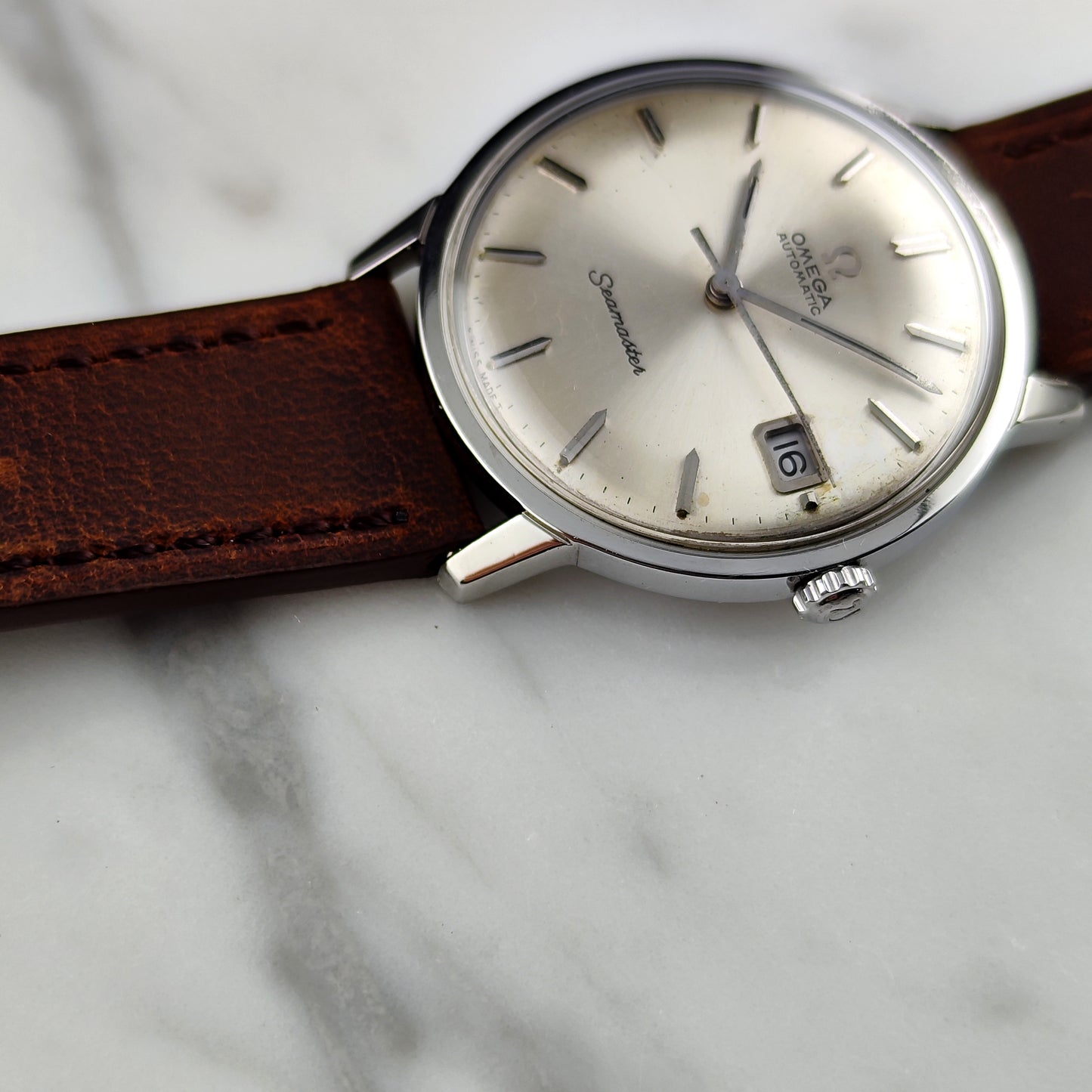 OMEGA Seamaster Automatic Date Silver Dial 1963 [REF. 166.001]