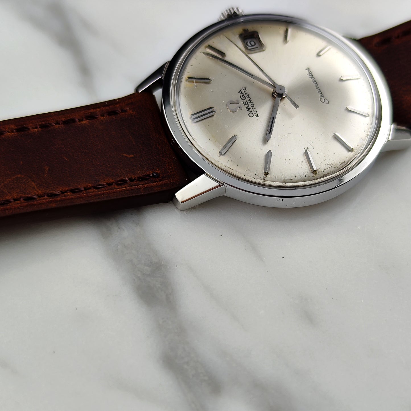 OMEGA Seamaster Automatic Date Silver Dial 1963 [REF. 166.001]