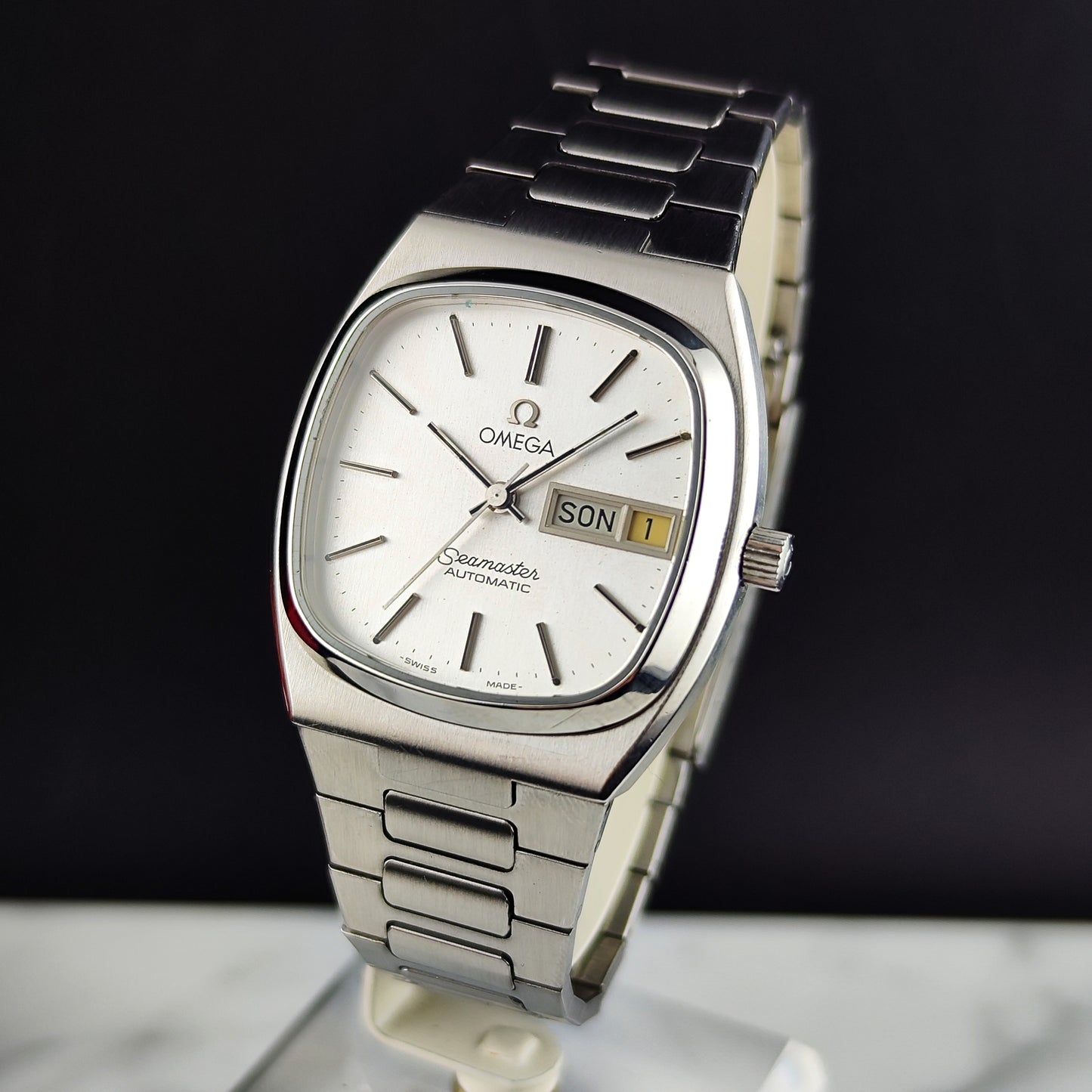 OMEGA Seamaster Automatic German Day-Date White 1982 [REF. 166.0266]