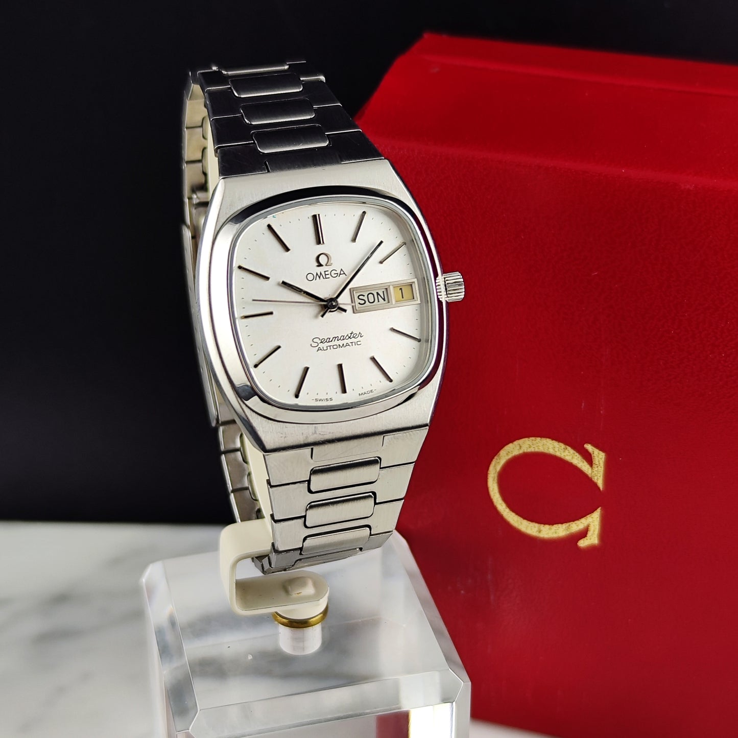 OMEGA Seamaster Automatic German Day-Date White 1982 [REF. 166.0266]