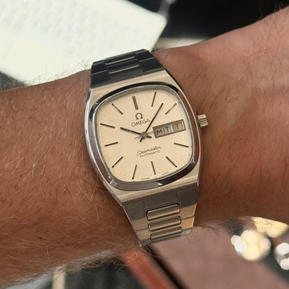 OMEGA Seamaster Automatic German Day-Date White 1982 [REF. 166.0266]