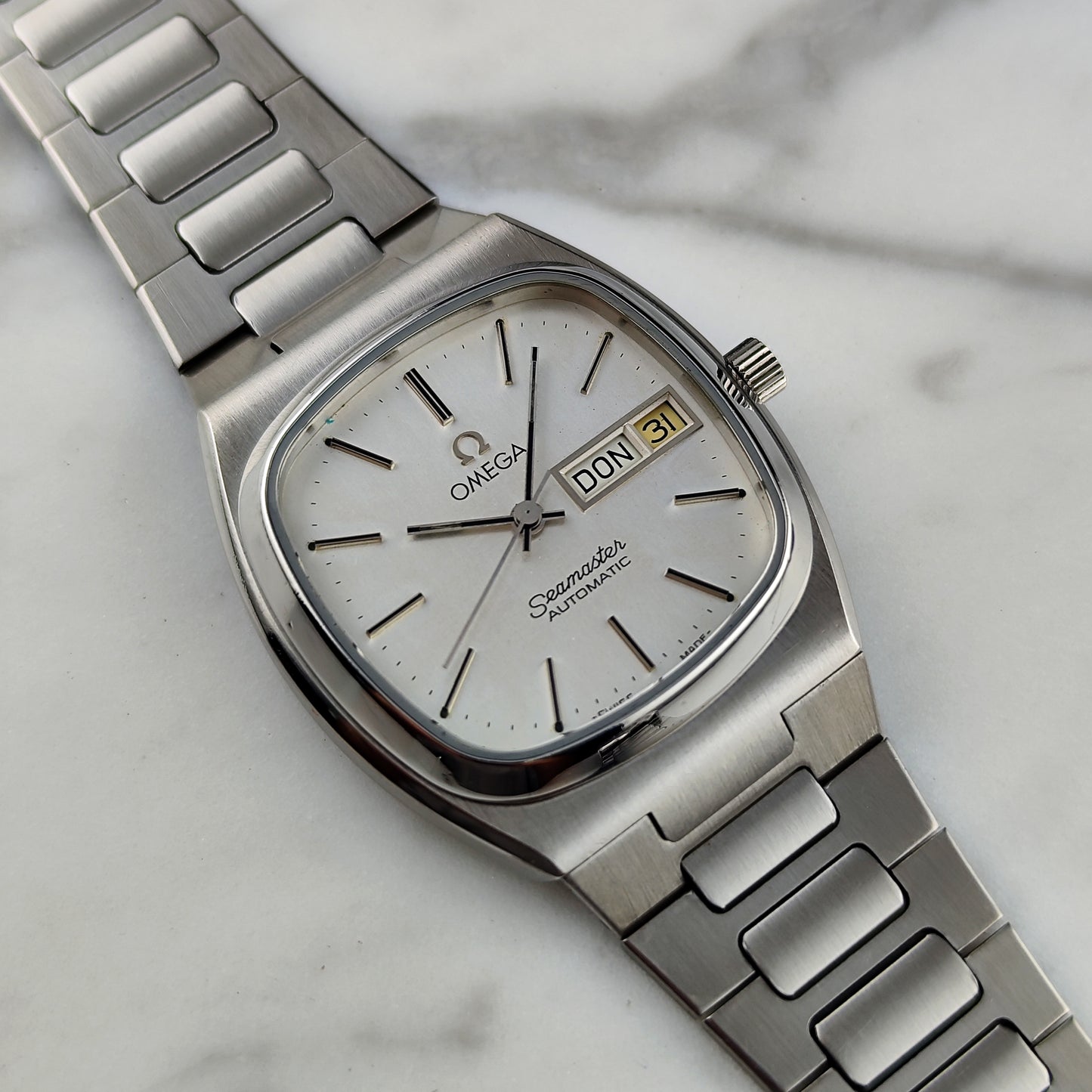 OMEGA Seamaster Automatic German Day-Date White 1982 [REF. 166.0266]