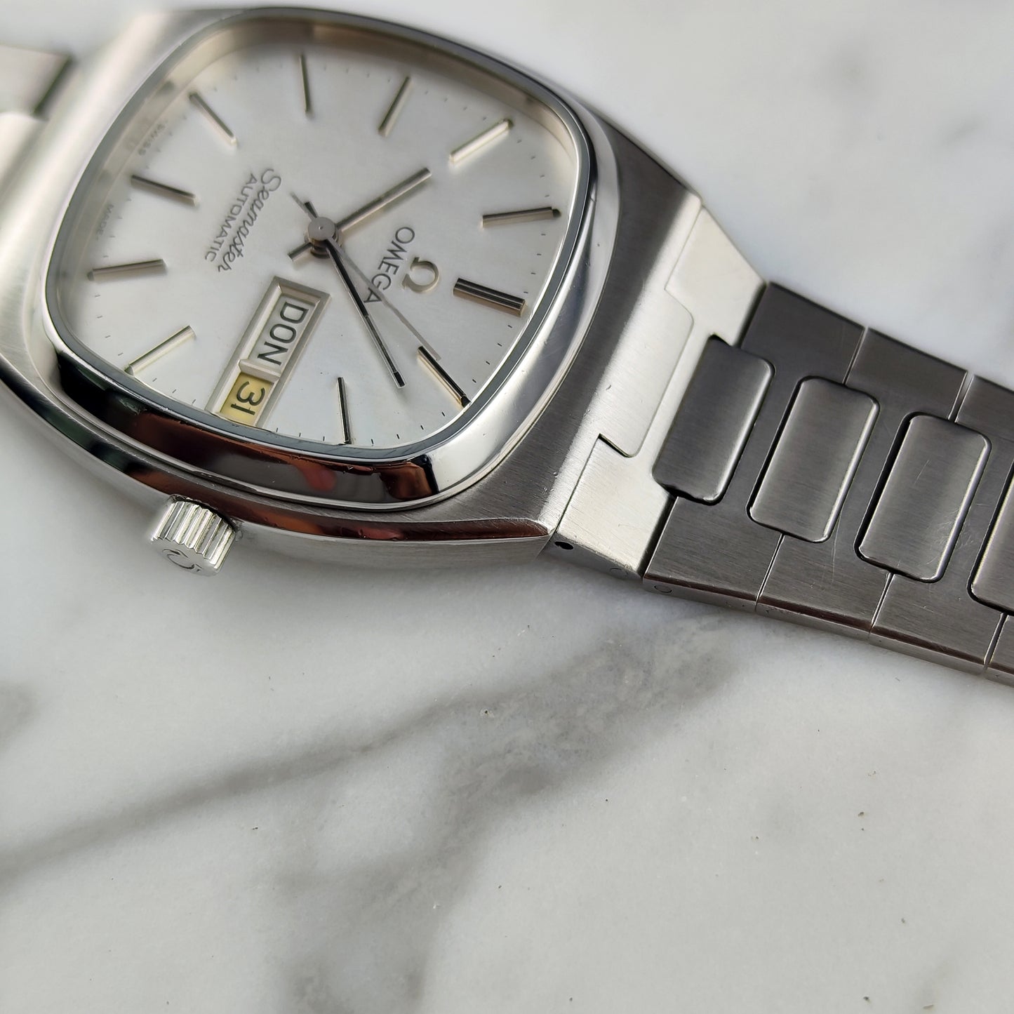 OMEGA Seamaster Automatic German Day-Date White 1982 [REF. 166.0266]