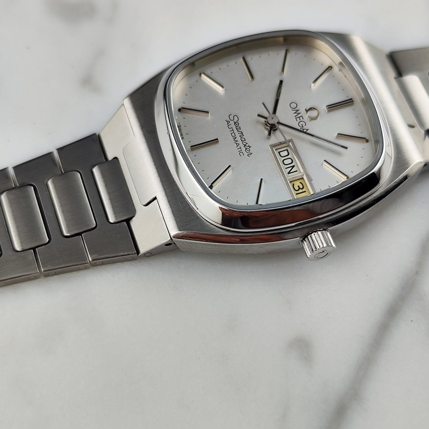 OMEGA Seamaster Automatic German Day-Date White 1982 [REF. 166.0266]