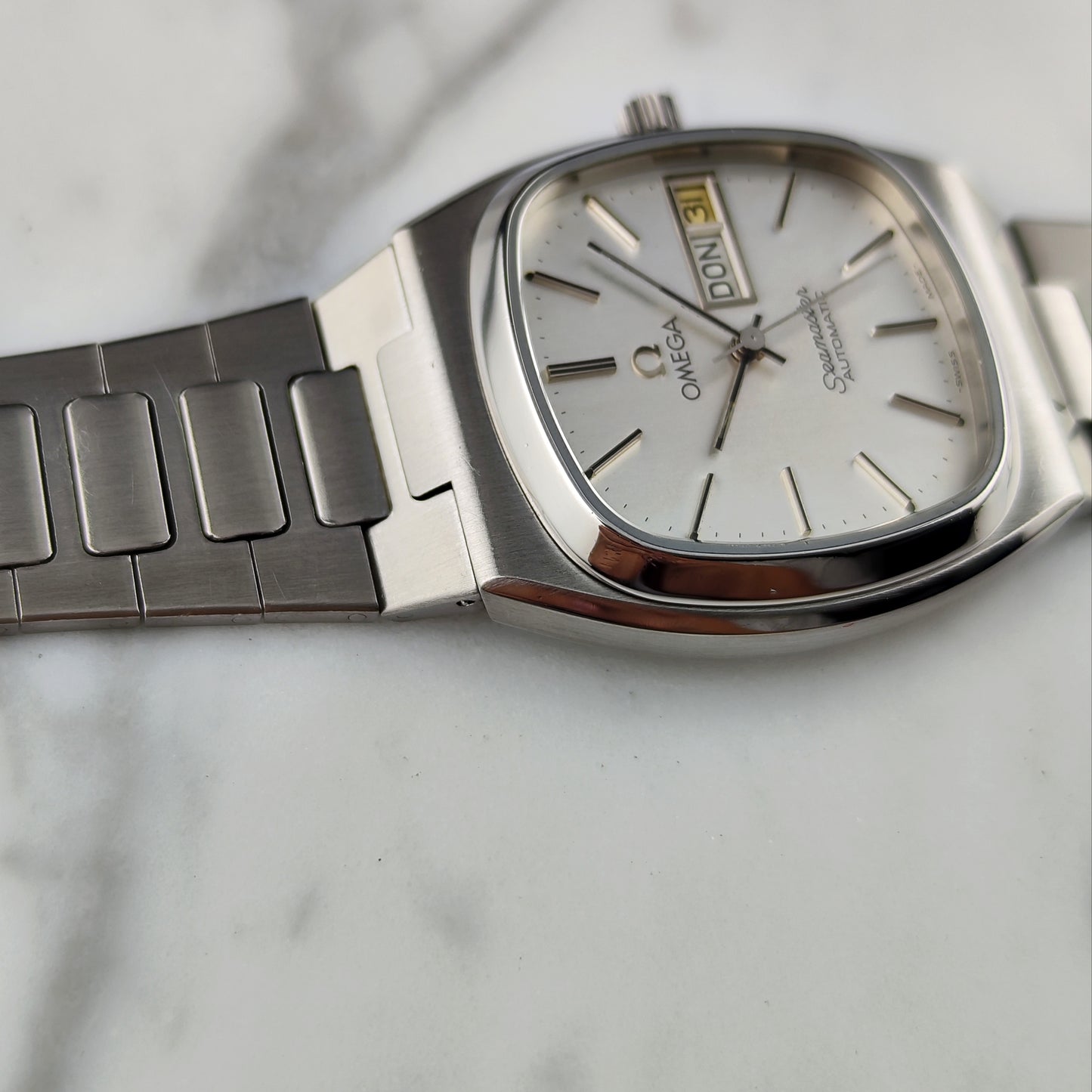 OMEGA Seamaster Automatic German Day-Date White 1982 [REF. 166.0266]