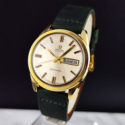 Omega Seamaster Automatic Gold France Day-Date Near Mint 1969 Serviced 07/2026 [REF. 168.032]