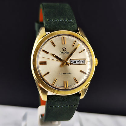Omega Seamaster Automatic Gold France Day-Date Near Mint 1969 Serviced 07/2026 [REF. 168.032]