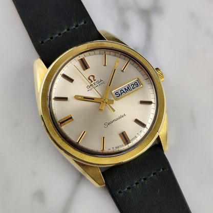 Omega Seamaster Automatic Gold France Day-Date Near Mint 1969 Serviced 07/2026 [REF. 168.032]