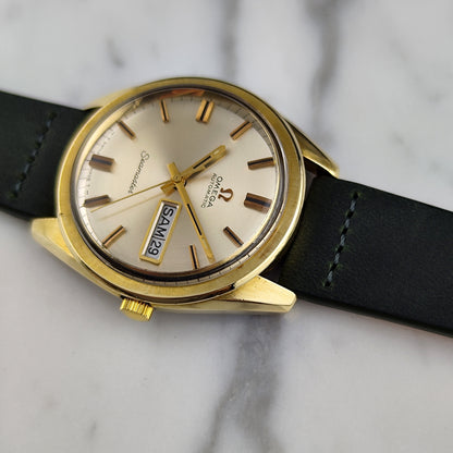 Omega Seamaster Automatic Gold France Day-Date Near Mint 1969 Serviced 07/2026 [REF. 168.032]