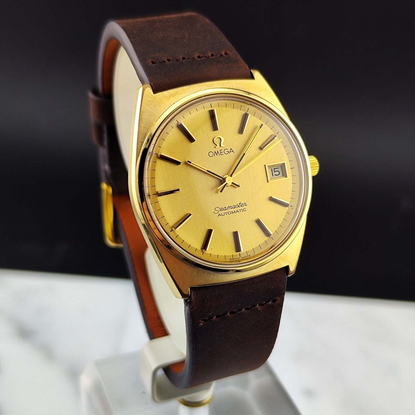 OMEGA Seamaster Automatic Gold Mint+ Serviced 01/2026 [REF. 166.0204]