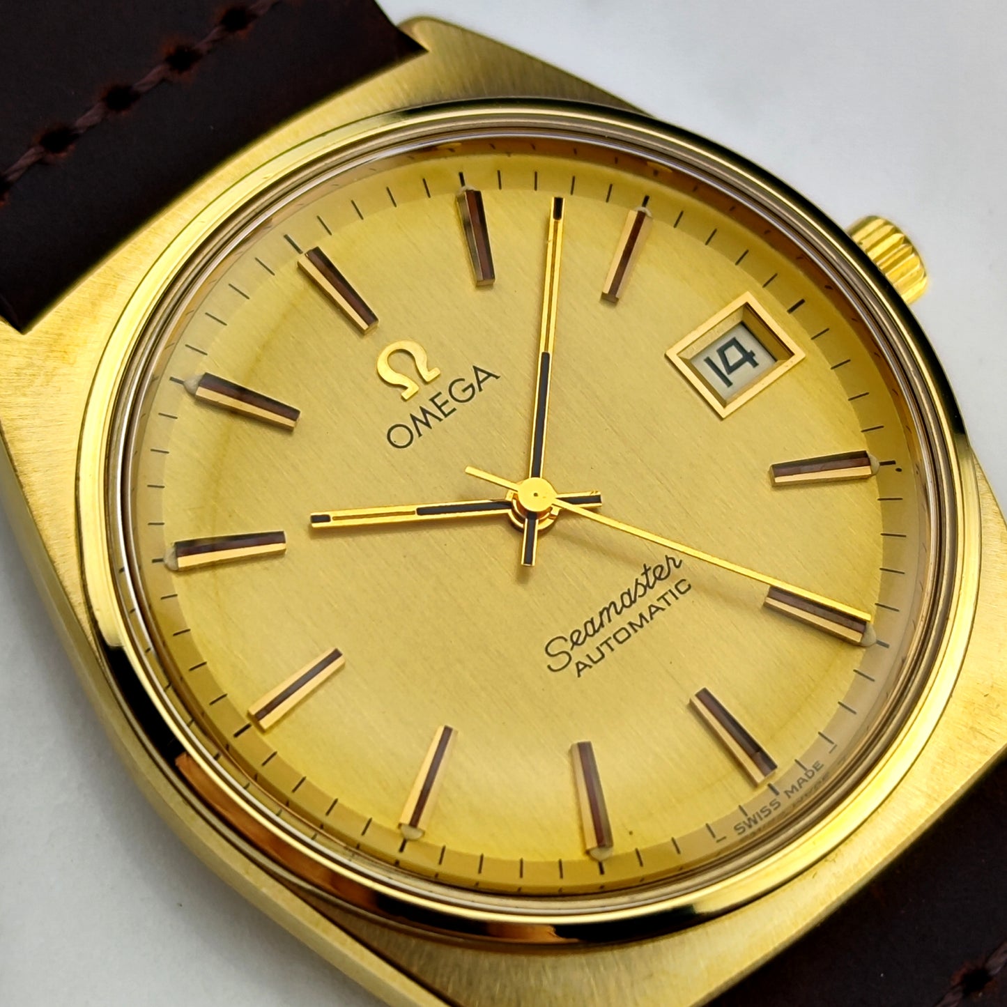 OMEGA Seamaster Automatic Gold Mint+ Serviced 01/2026 [REF. 166.0204]
