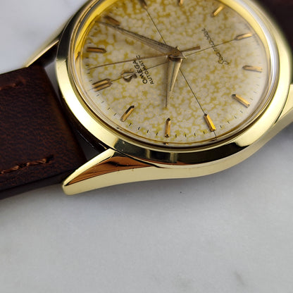 Omega Seamaster Automatic Gold Tropical Patina Dial Rare Patina 1956 Serviced 09/2026 – Bild 11