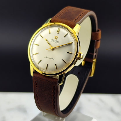 OMEGA Seamaster Automatic Gold White Dial Mint [REF. 165.002]