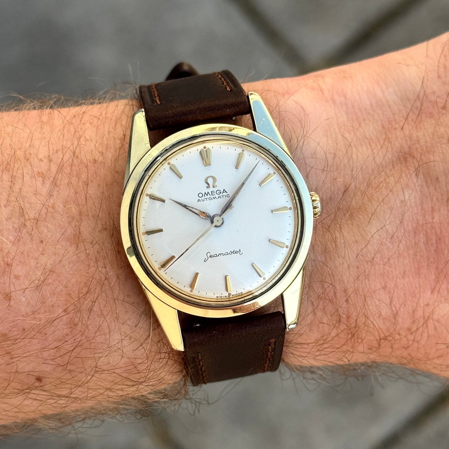 OMEGA Seamaster Automatic Gold White Dial 1960 [REF. 14700]