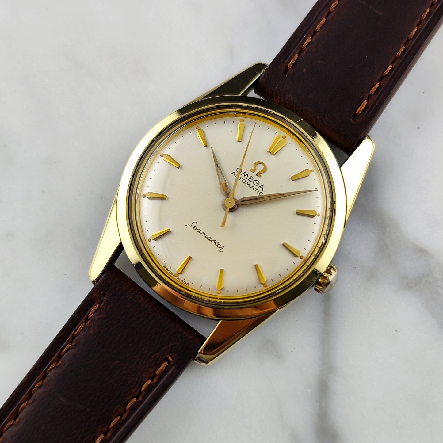 OMEGA Seamaster Automatic Gold White Dial 1960 [REF. 14700]