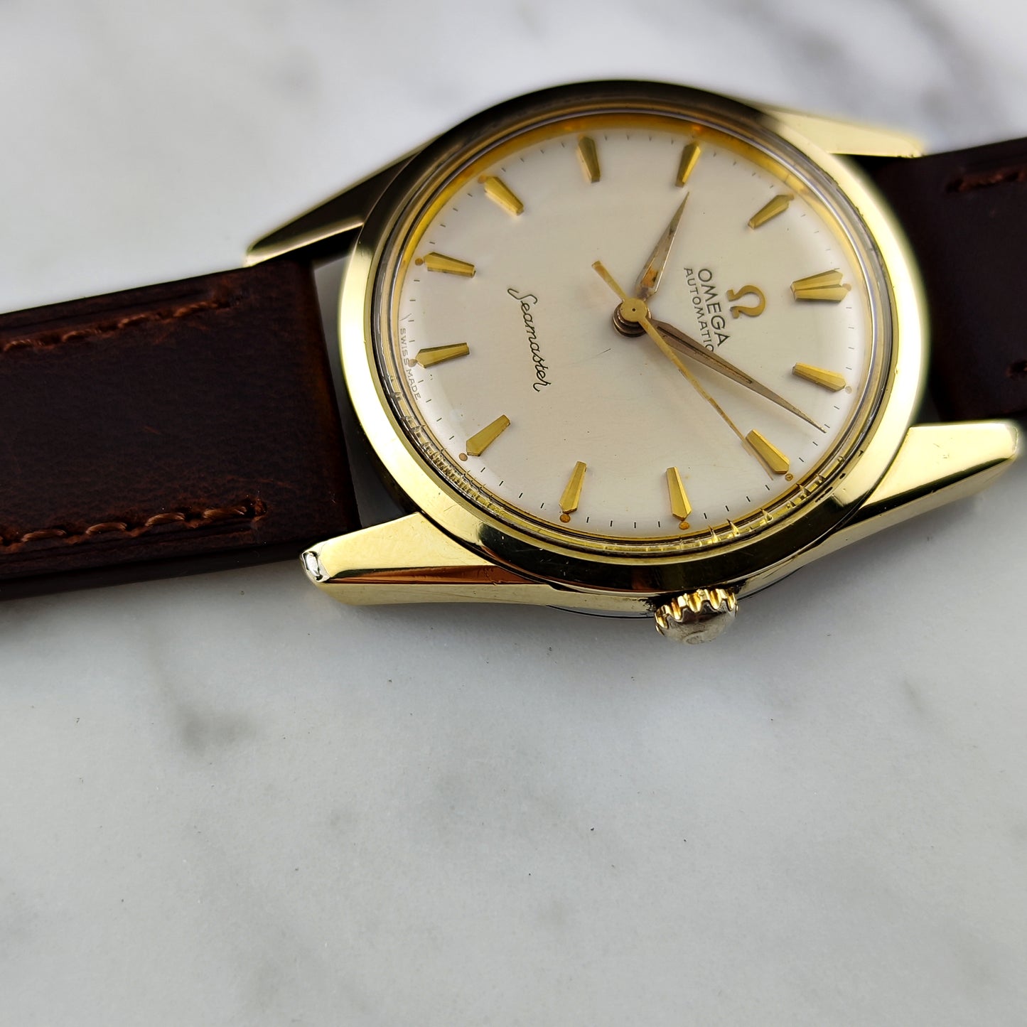 OMEGA Seamaster Automatic Gold White Dial 1960 [REF. 14700]