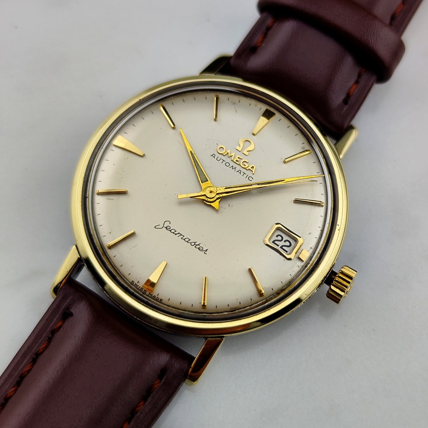 OMEGA Seamaster Automatic Gold White Dial 1961 [REF. 14770]