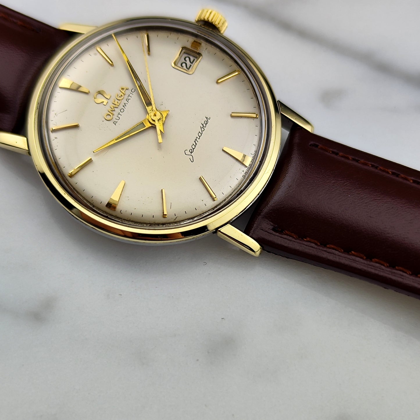 OMEGA Seamaster Automatic Gold White Dial 1961 [REF. 14770]