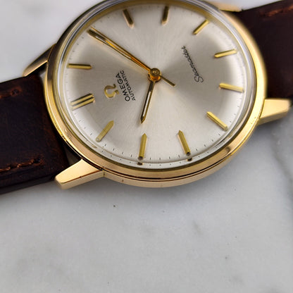 Omega Seamaster Automatic Gold White Dial 1965 – Bild 13
