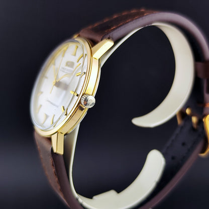 Omega Seamaster Automatic Gold White Dial 1965 – Bild 7
