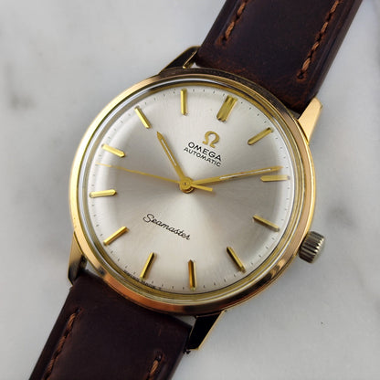 Omega Seamaster Automatic Gold White Dial 1965 – Bild 9