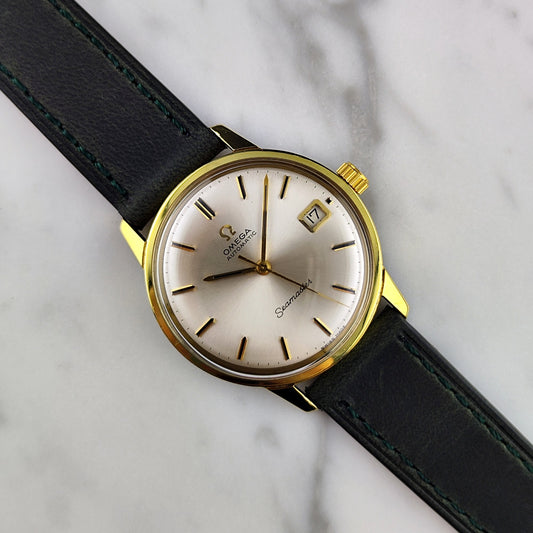 Omega Seamaster Automatic Gold White Dial 1967 Serviced 10/2026 – Bild 1