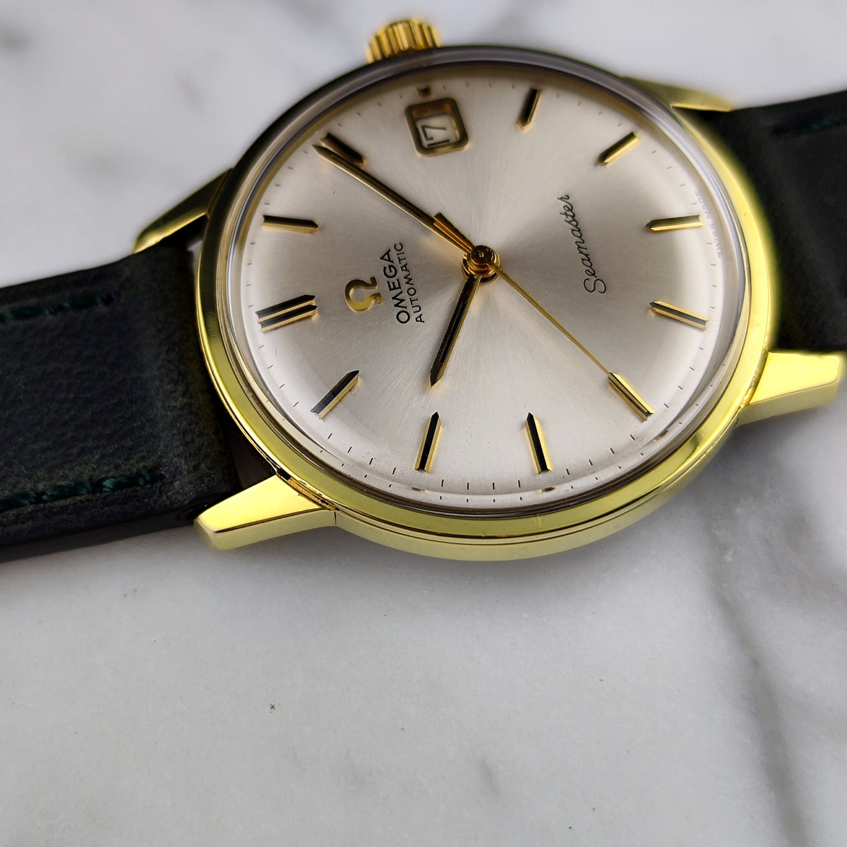 Omega Seamaster Automatic Gold White Dial 1967 Serviced 10/2026 – Bild 13