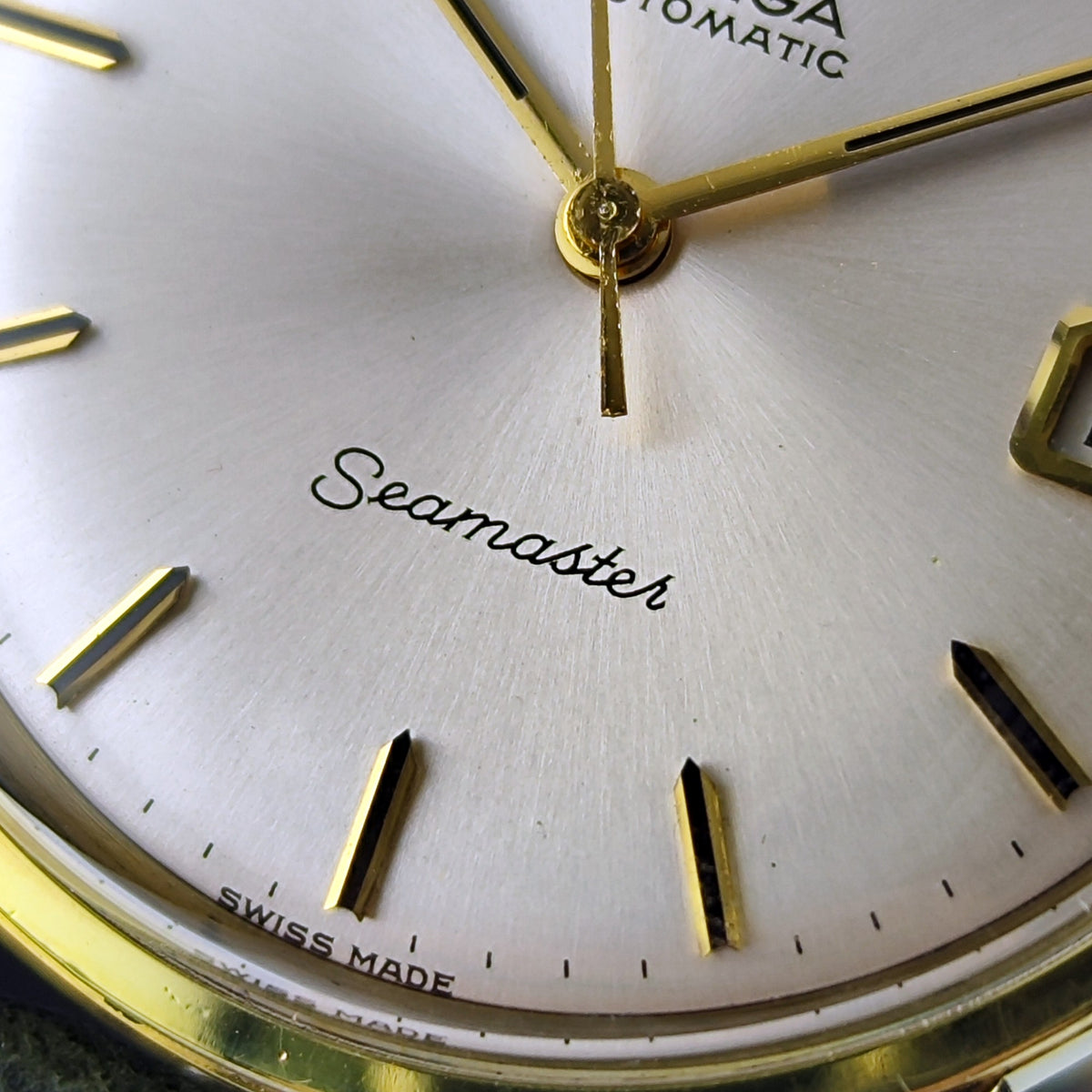 Omega Seamaster Automatic Gold White Dial 1967 Serviced 10/2026 – Bild 4