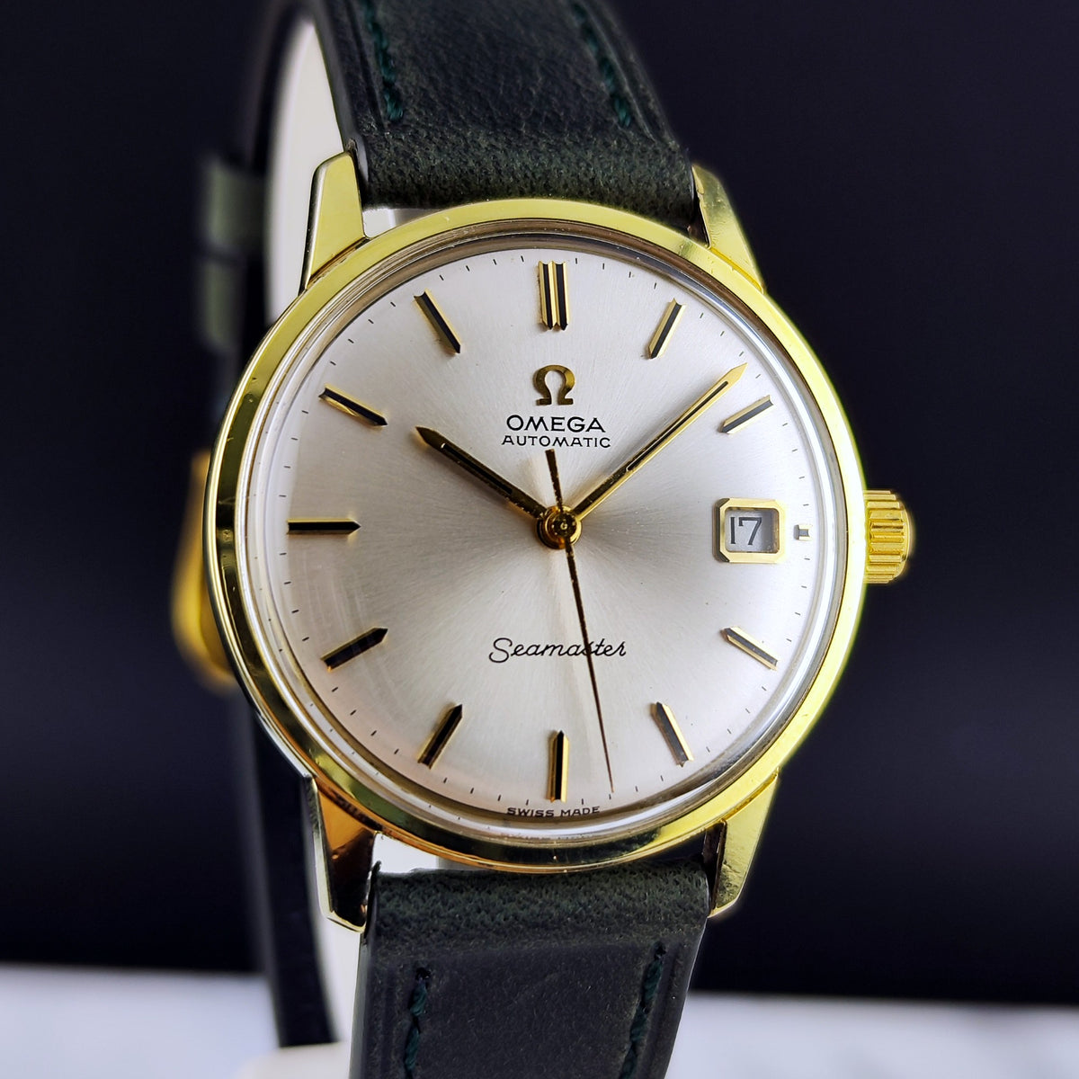 Omega Seamaster Automatic Gold White Dial 1967 Serviced 10/2026 – Bild 6