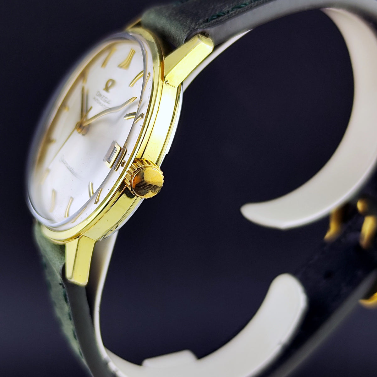 Omega Seamaster Automatic Gold White Dial 1967 Serviced 10/2026 – Bild 7