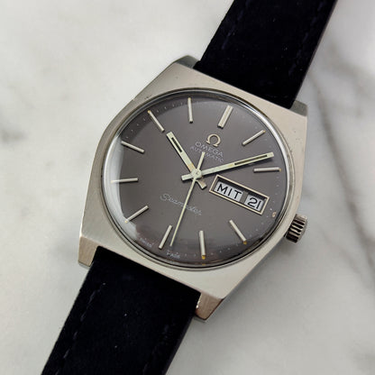 OMEGA Seamaster Automatic Grey Dial German Day-Date 1972 Serviced 07/2026 [REF. 166.0120]