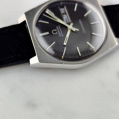 OMEGA Seamaster Automatic Grey Dial German Day-Date 1972 Serviced 07/2026 [REF. 166.0120]
