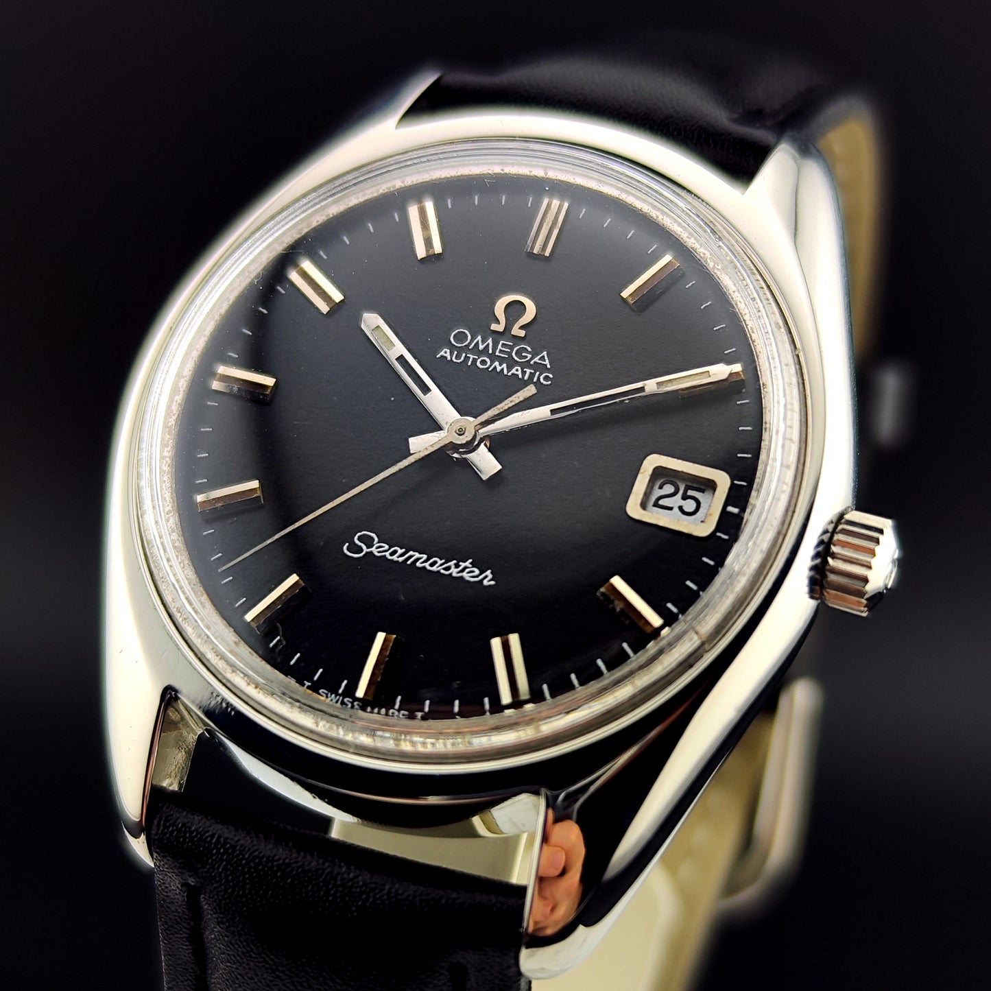 OMEGA Seamaster Automatic Rare Black Dial Date [REF. 166.067]