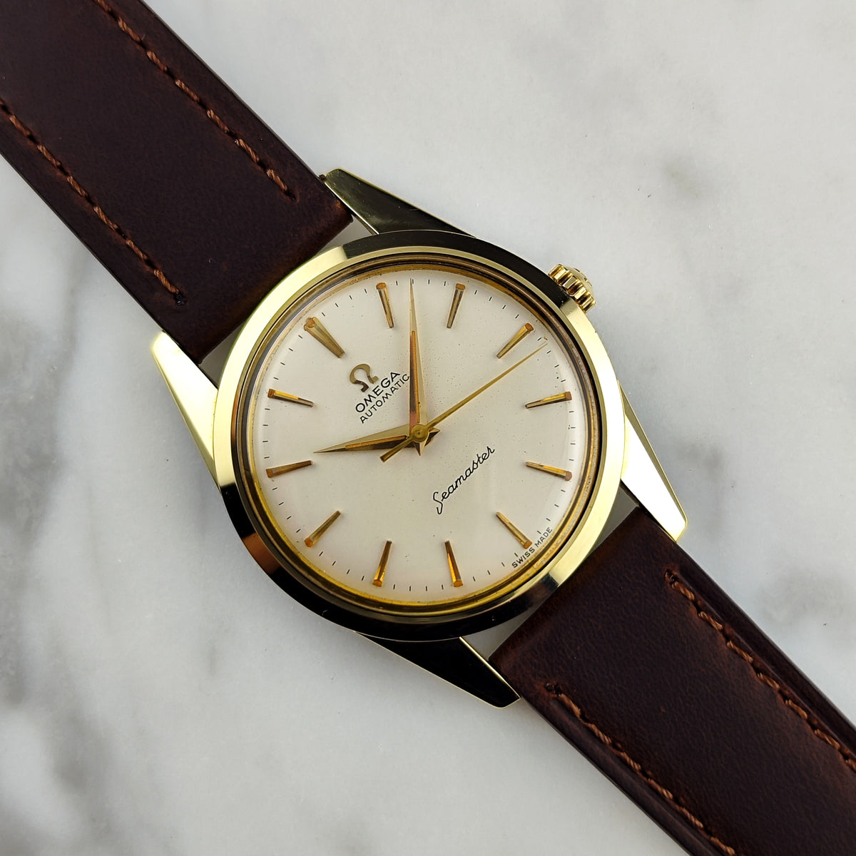 OMEGA Seamaster Automatic Gold White Dial 1961 Serviced 09/2026 [REF. 14700]