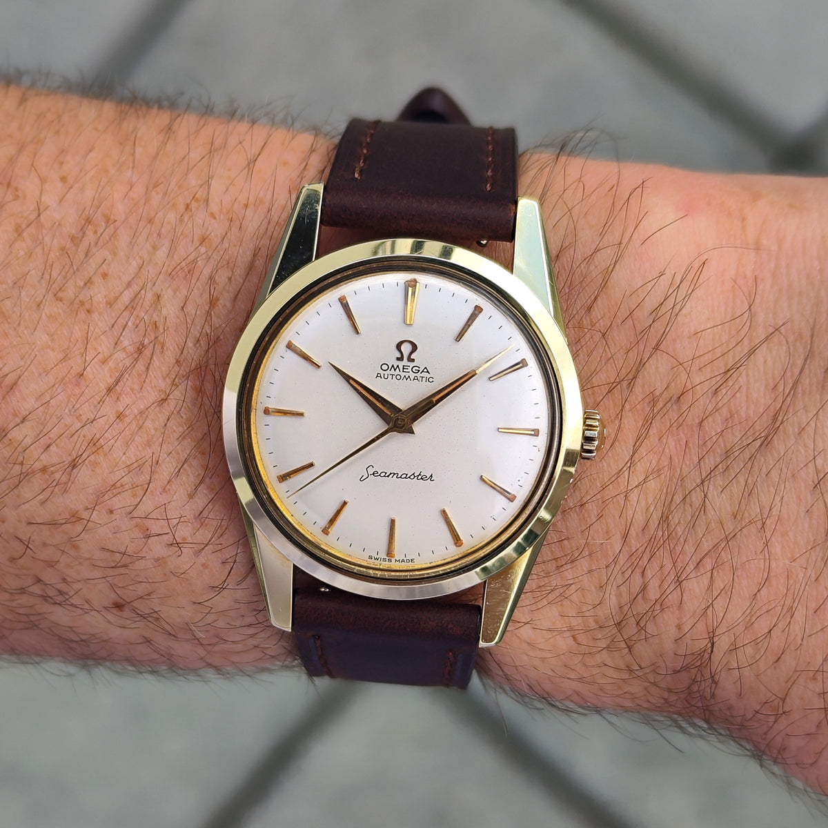 OMEGA Seamaster Automatic Gold White Dial 1961 Serviced 09/2026 [REF. 14700]