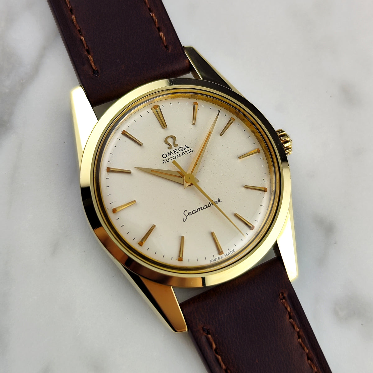 OMEGA Seamaster Automatic Gold White Dial 1961 Serviced 09/2026 [REF. 14700]
