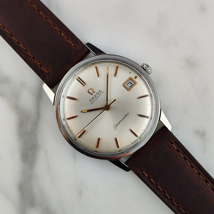 Omega Seamaster Automatic White Dial Rose Date 1966 Serviced 09/2026 [REF. 166.002]