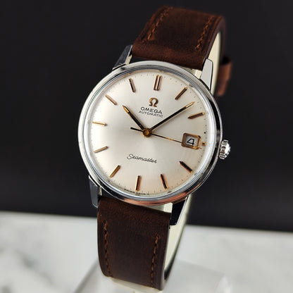 Omega Seamaster Automatic White Dial Rose Date 1966 Serviced 09/2026 [REF. 166.002]