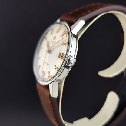 Omega Seamaster Automatic White Dial Rose Date 1966 Serviced 09/2026 [REF. 166.002]