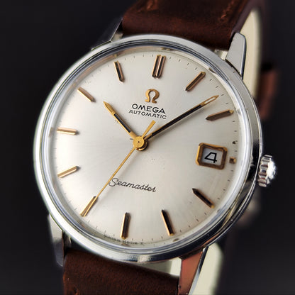 Omega Seamaster Automatic White Dial Rose Date 1966 Serviced 09/2026 [REF. 166.002]