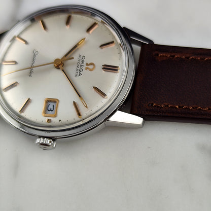 Omega Seamaster Automatic White Dial Rose Date 1966 Serviced 09/2026 [REF. 166.002]