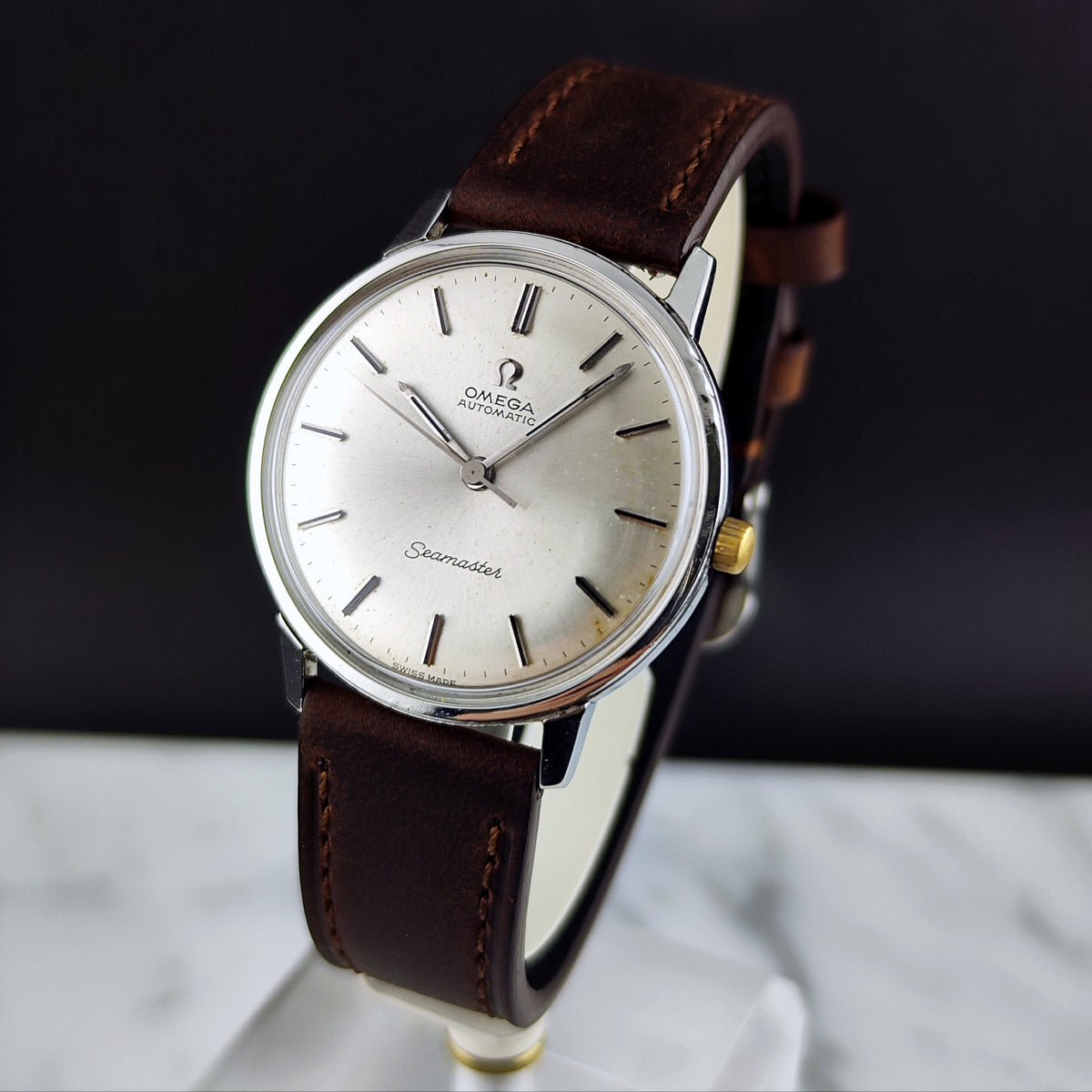 Omega Seamaster Automatic Silver Dial 1964 – Bild 11