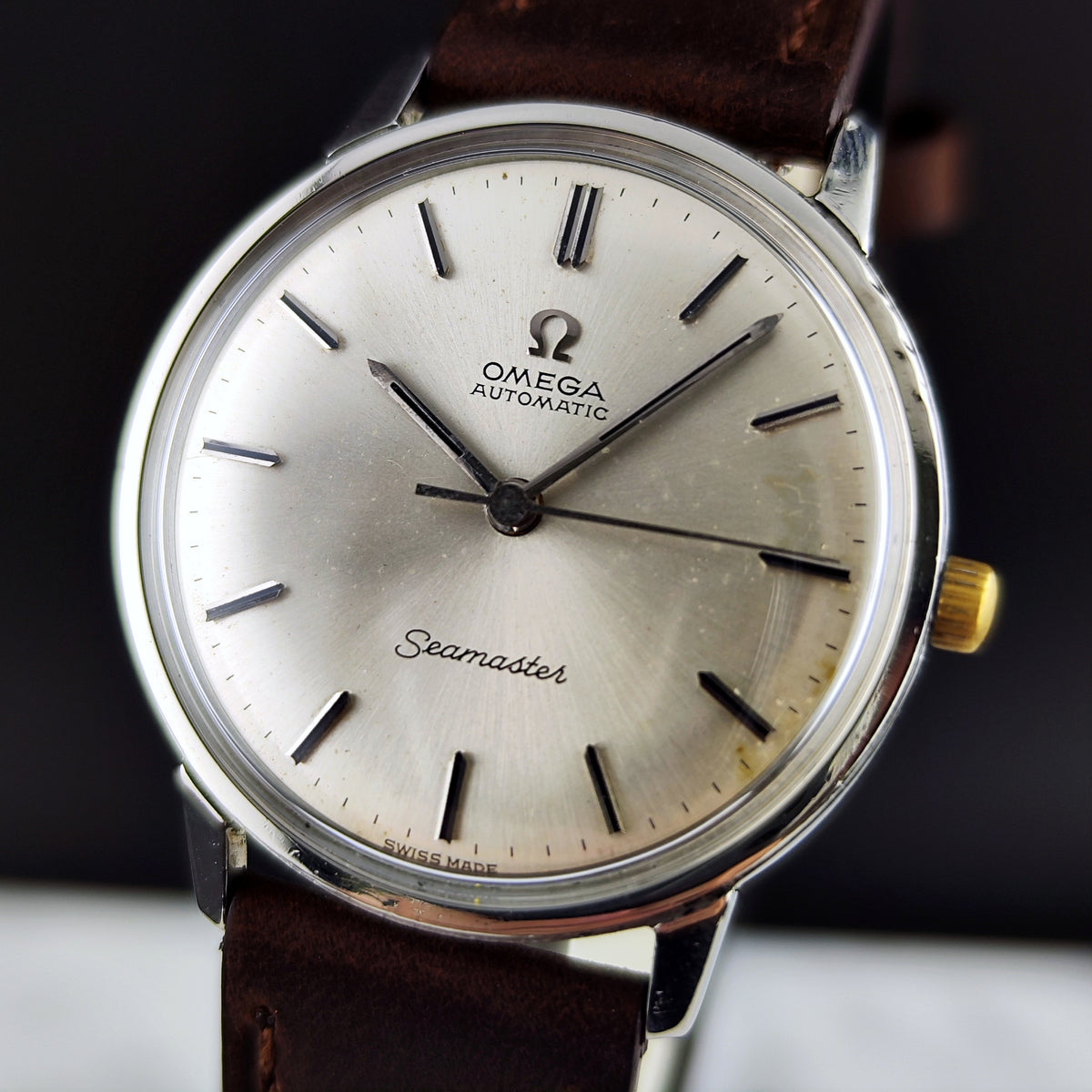 Omega Seamaster Automatic Silver Dial 1964 – Bild 13