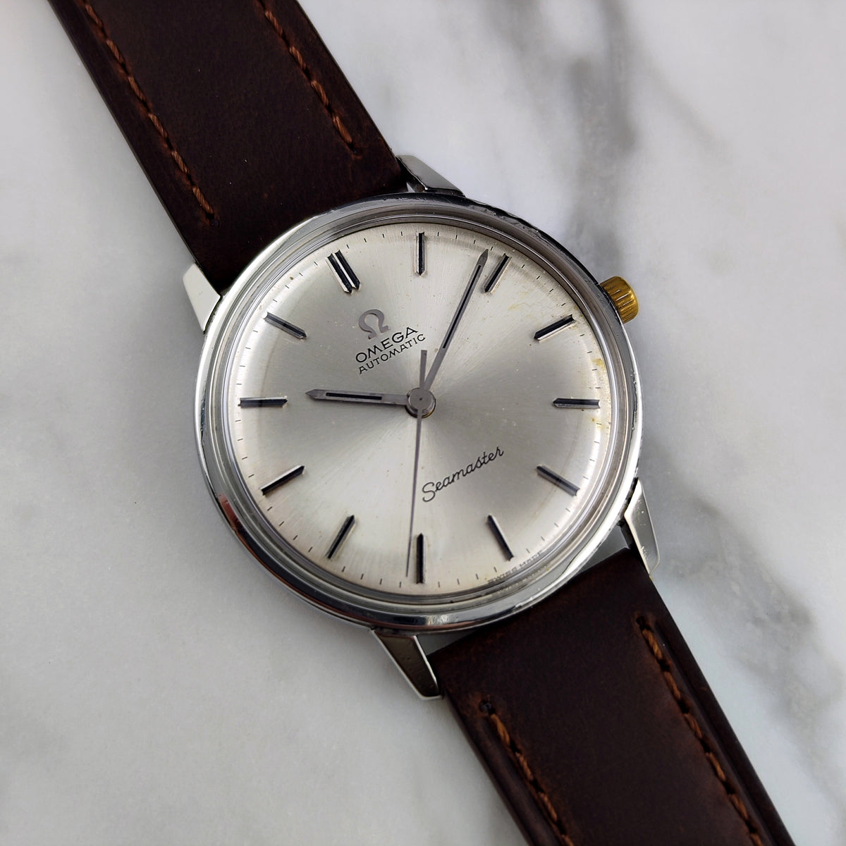 Omega Seamaster Automatic Silver Dial 1964 – Bild 3