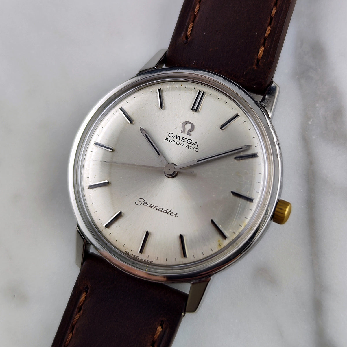 Omega Seamaster Automatic Silver Dial 1964 – Bild 4