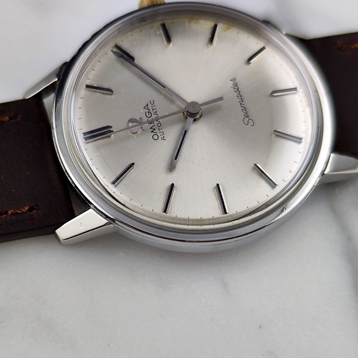 Omega Seamaster Automatic Silver Dial 1964 – Bild 6